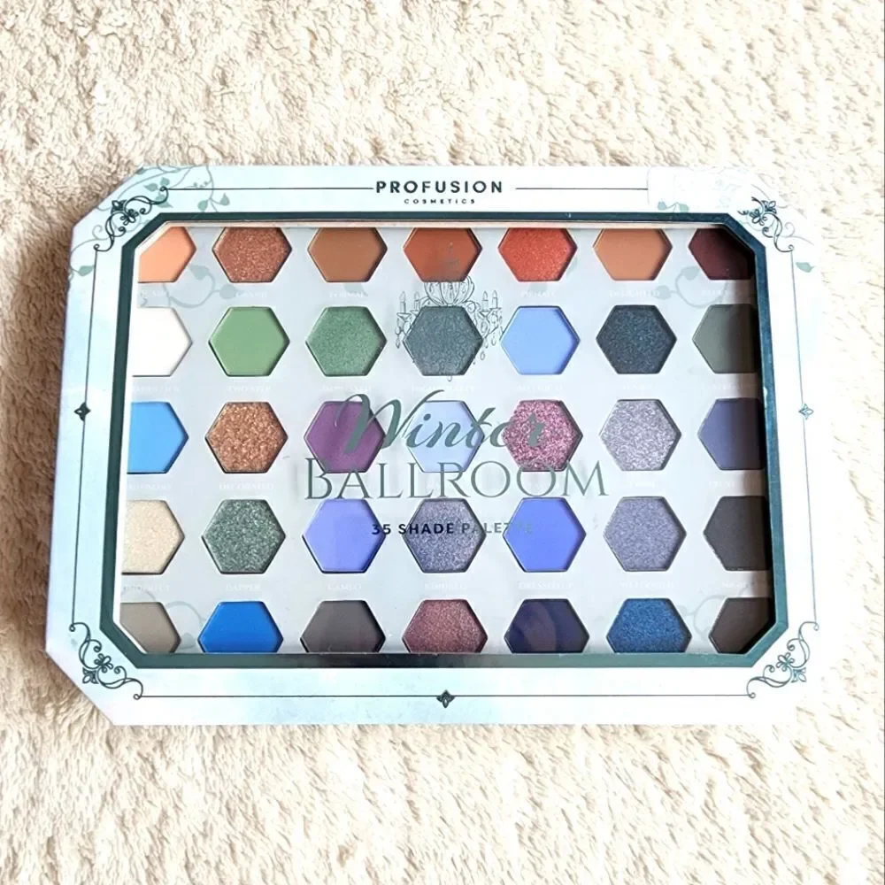New profusion Cosmetics WINTER BALLROOM 35 Shade Eye Color Palette